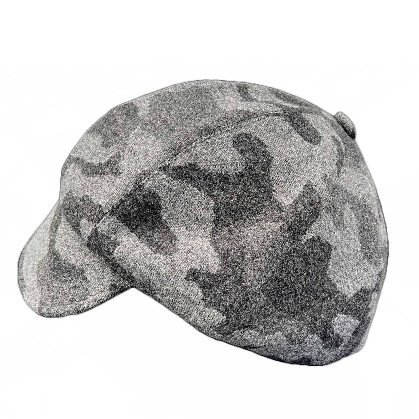 Wall Street Cap in Camo Wool