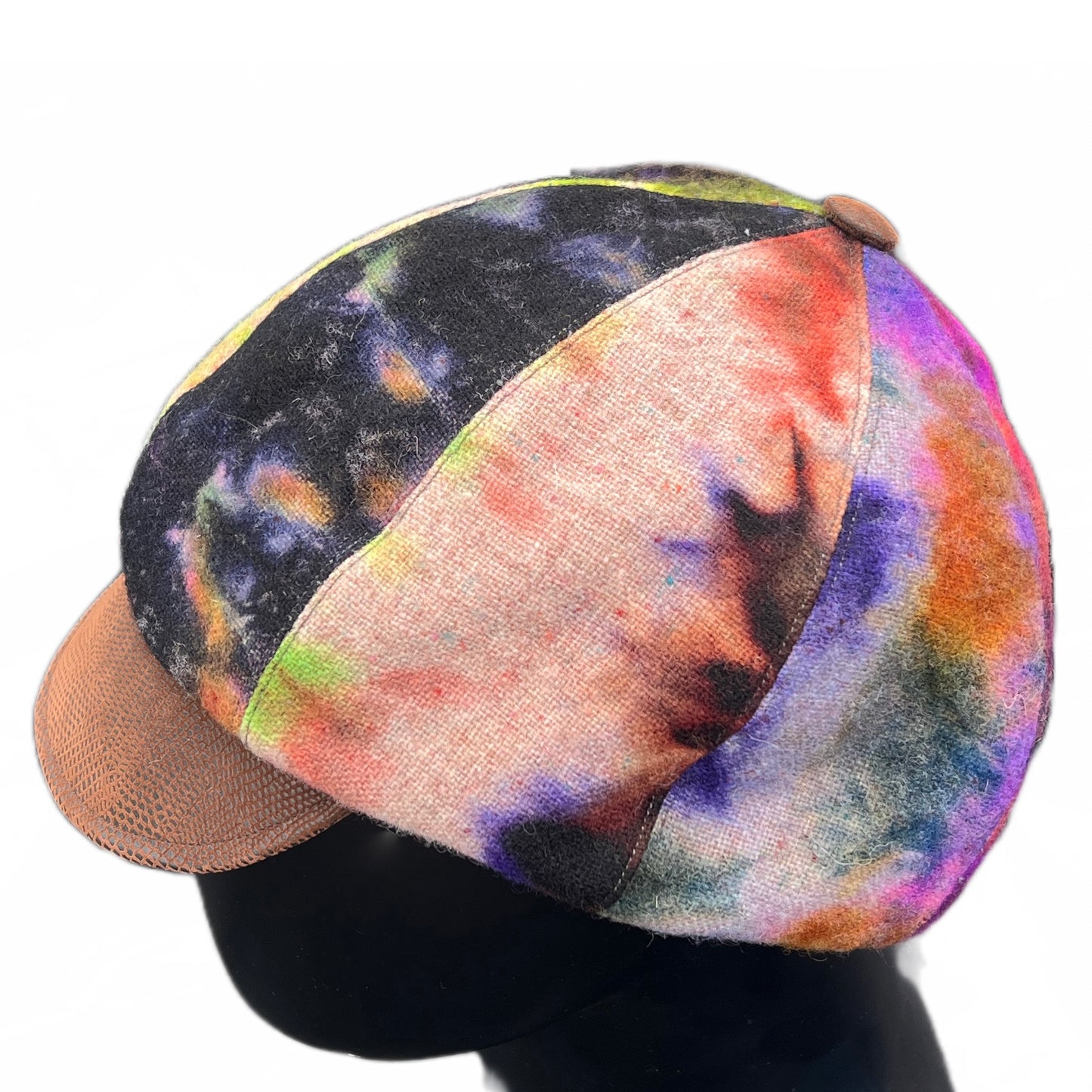 Wall Street Cap in Tie Dyed Wool.