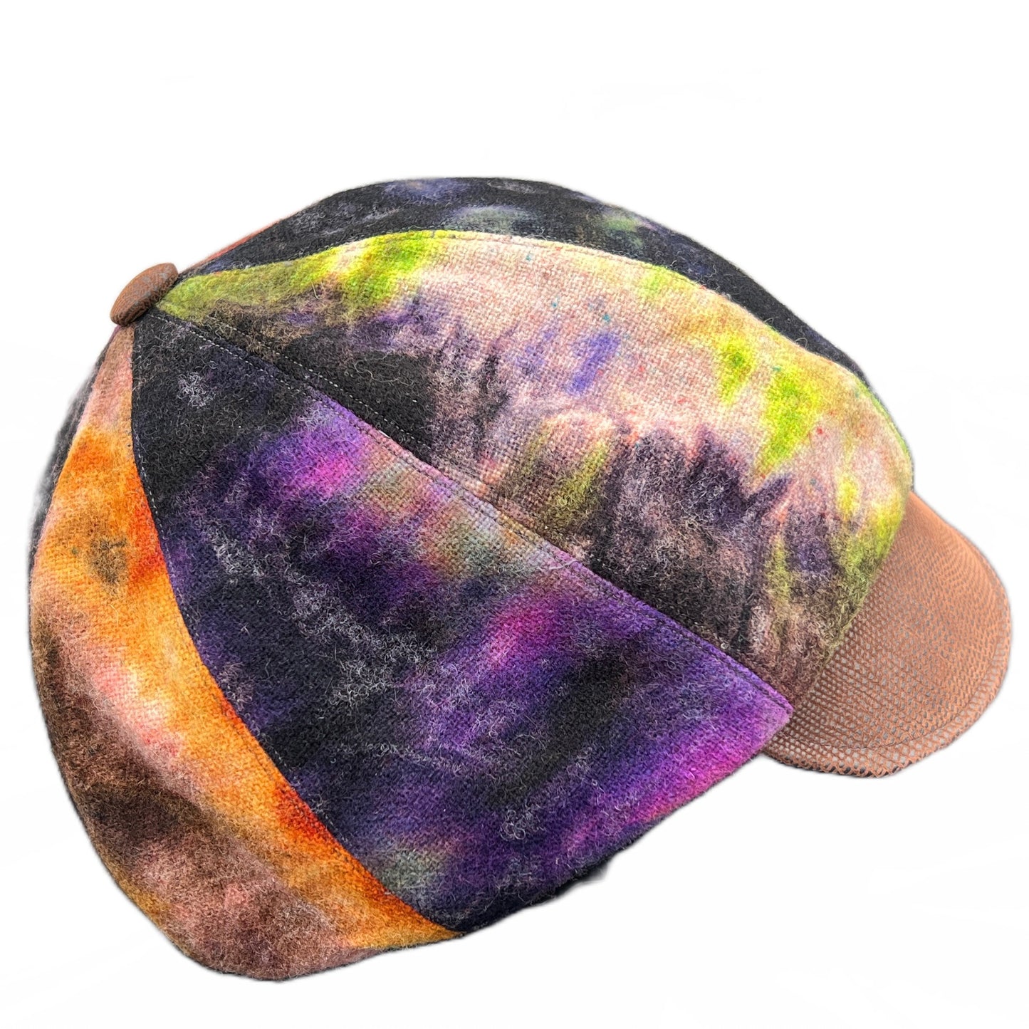 Wall Street Cap in Tie Dyed Wool.